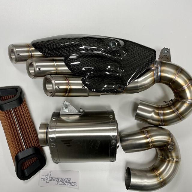TITANIUM SILMOTOR COLLECTORS WITH VISIBLE WELDING MV AGUSTA F3 